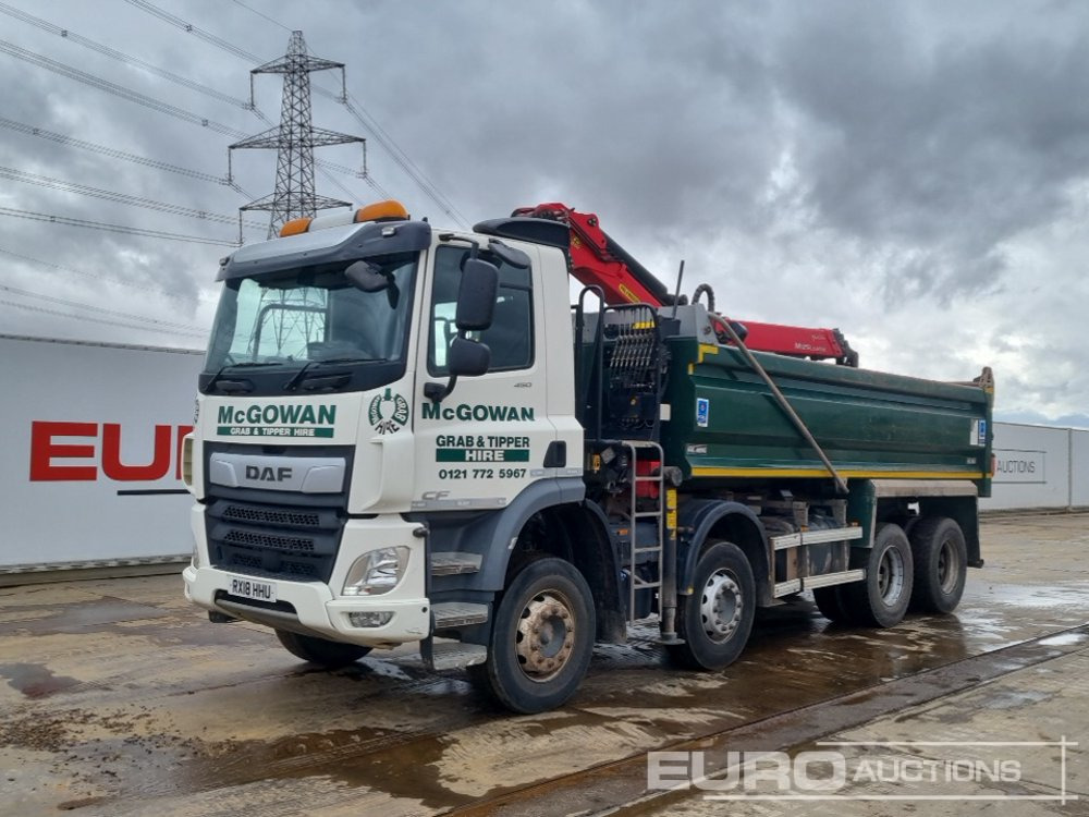 2018 DAF CF - Camión volquete, Camión grúa: foto 1 2018 DAF CF - Camión volquete, Camión grúa: foto 1