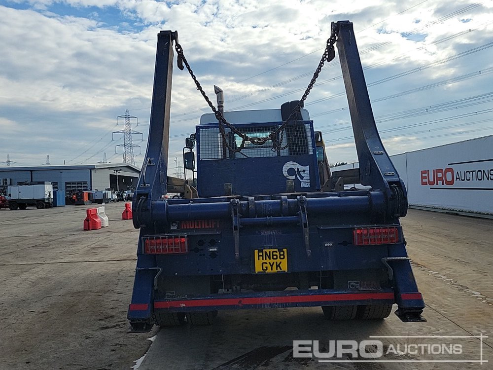 2018 DAF LF260 - Camión portacontenedor de cadenas: foto 4 2018 DAF LF260 - Camión portacontenedor de cadenas: foto 4