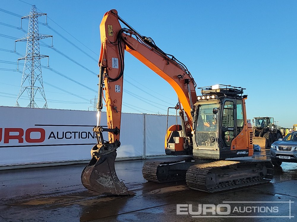 2018 Doosan DX140LC-5 - Excavadora de cadenas: foto 1 2018 Doosan DX140LC-5 - Excavadora de cadenas: foto 1