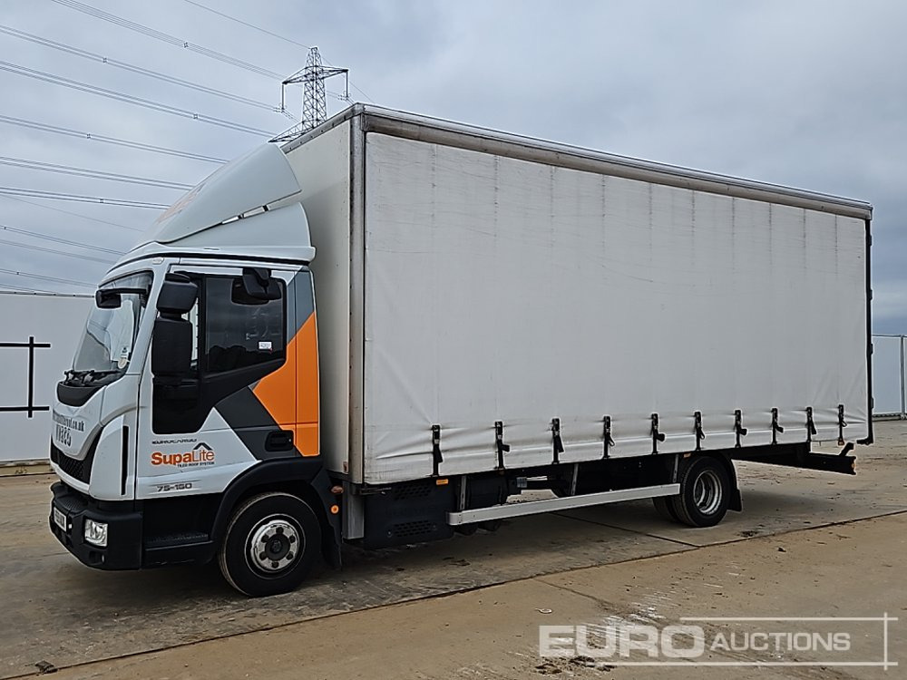2019 Iveco Euro Cargo 75-160 - Camión lona: foto 1 2019 Iveco Euro Cargo 75-160 - Camión lona: foto 1