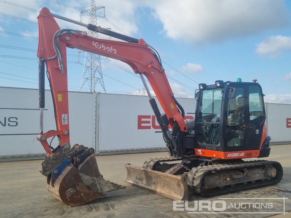 2019 Kubota KX080-4A - Miniexcavadora: foto 1 2019 Kubota KX080-4A - Miniexcavadora: foto 1