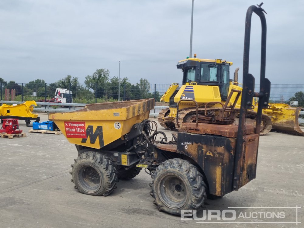 2019 Mecalac 1 Ton Hi Tip Dumper, Roll Bar (Fire Damage) - Minidumper: foto 2 2019 Mecalac 1 Ton Hi Tip Dumper, Roll Bar (Fire Damage) - Minidumper: foto 2