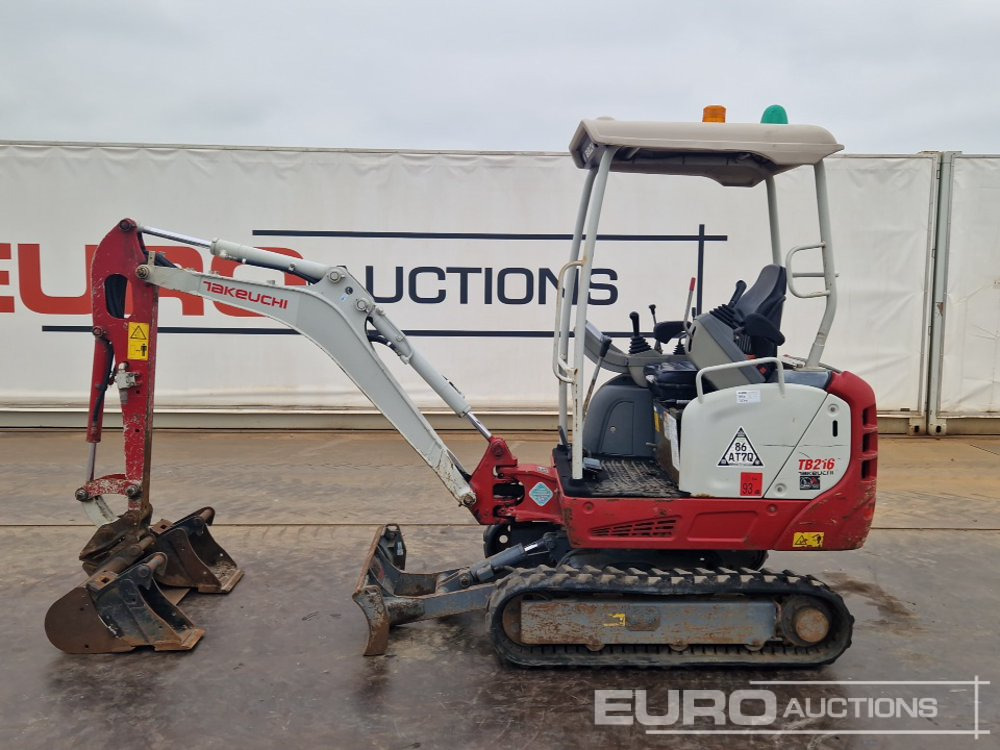2019 Takeuchi TB216 - Miniexcavadora: foto 2 2019 Takeuchi TB216 - Miniexcavadora: foto 2