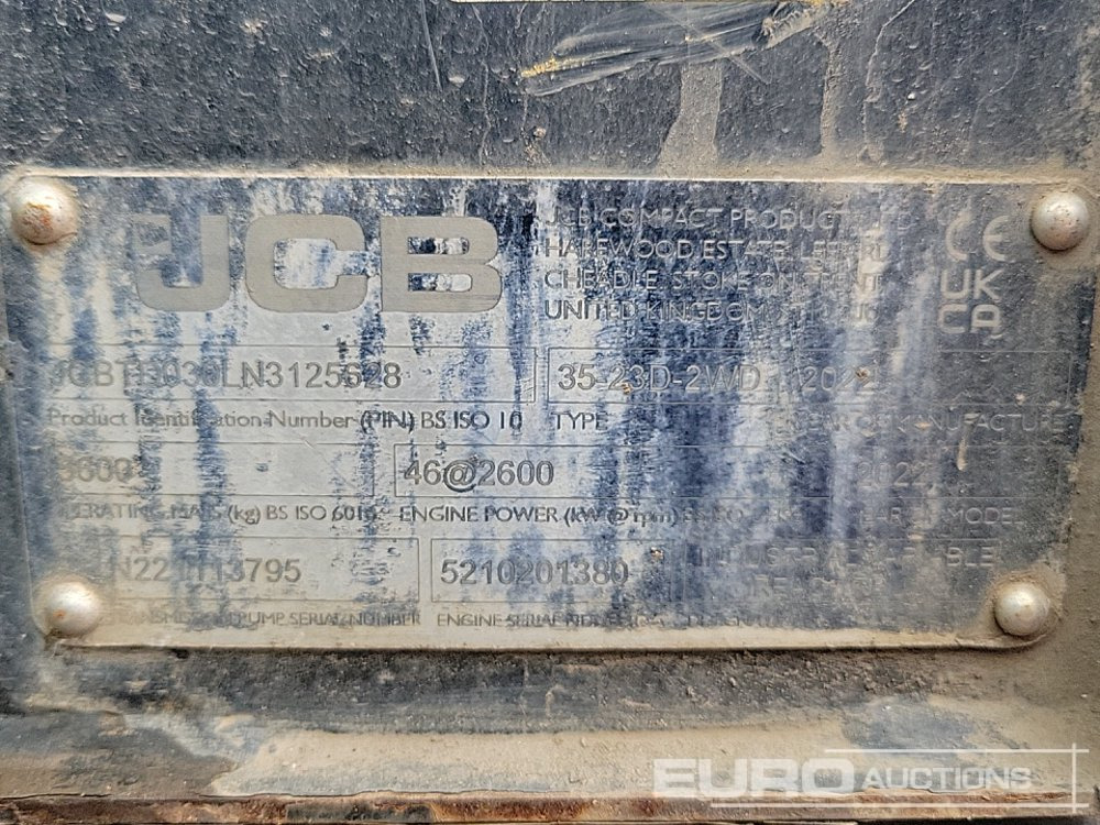 Manipulador telescópico 2022 JCB TLT35-23D 2WD: foto 40 Manipulador telescópico 2022 JCB TLT35-23D 2WD: foto 40