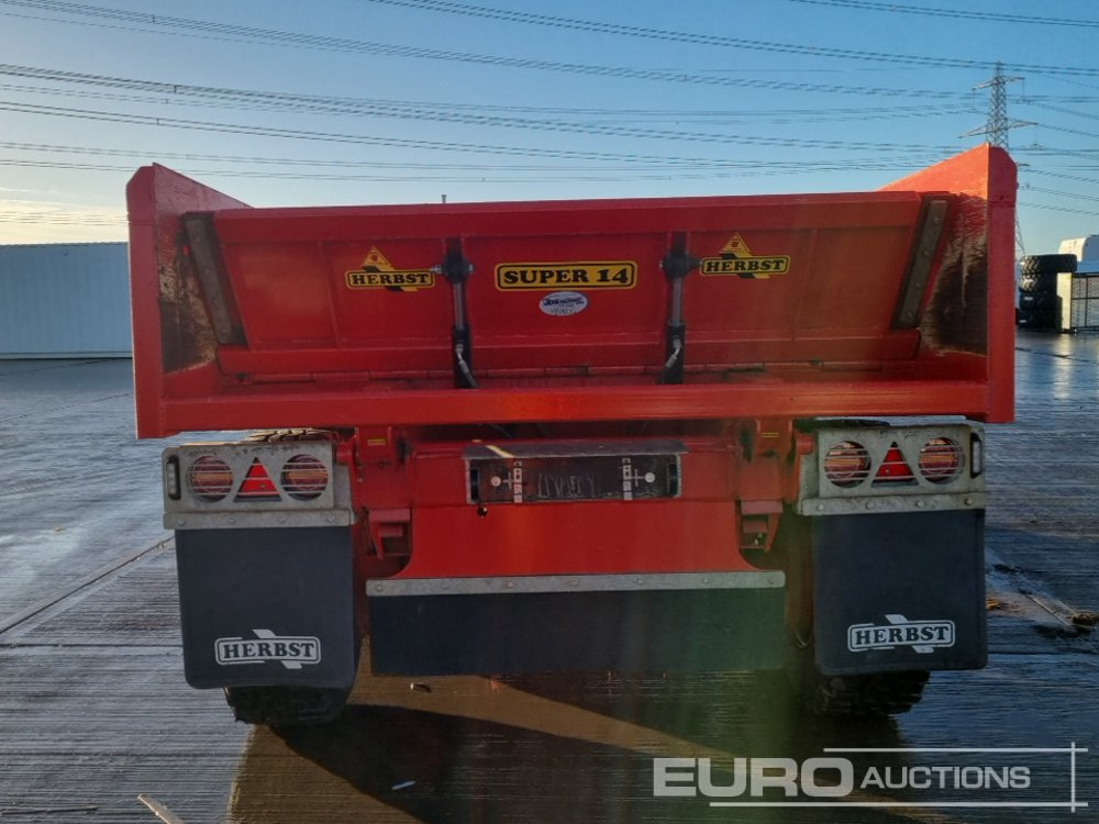 2024 Herbst Twin Axle Sprung Draw Bar 14 Ton Dump Trailer, Air Brakes, Hydraulic Tailgate - Remolque agrícola: foto 4 2024 Herbst Twin Axle Sprung Draw Bar 14 Ton Dump Trailer, Air Brakes, Hydraulic Tailgate - Remolque agrícola: foto 4