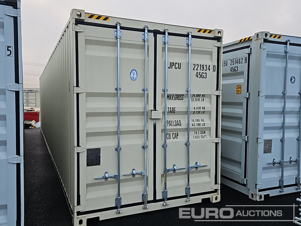 2025 40' x 8' High Cube Container, 4 Side Doors, 1 End Door (Cannot Be Reconsigned) - Contenedor marítimo: foto 5 2025 40' x 8' High Cube Container, 4 Side Doors, 1 End Door (Cannot Be Reconsigned) - Contenedor marítimo: foto 5