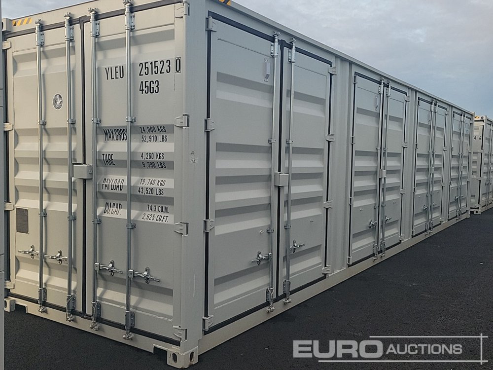 2025 CTN 40' x 8' High Cube Container, 4 Side Doors, 1 End Door (Cannot Be Reconsigned) - Contenedor marítimo: foto 5 2025 CTN 40' x 8' High Cube Container, 4 Side Doors, 1 End Door (Cannot Be Reconsigned) - Contenedor marítimo: foto 5