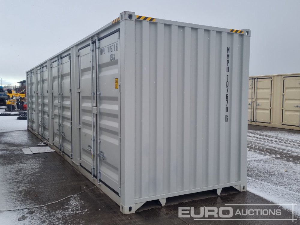 2025 CTN 40' x 8' High Cube Container, 4 Side Doors, 1 End Door (Cannot Be Reconsigned) - Contenedor marítimo: foto 2 2025 CTN 40' x 8' High Cube Container, 4 Side Doors, 1 End Door (Cannot Be Reconsigned) - Contenedor marítimo: foto 2
