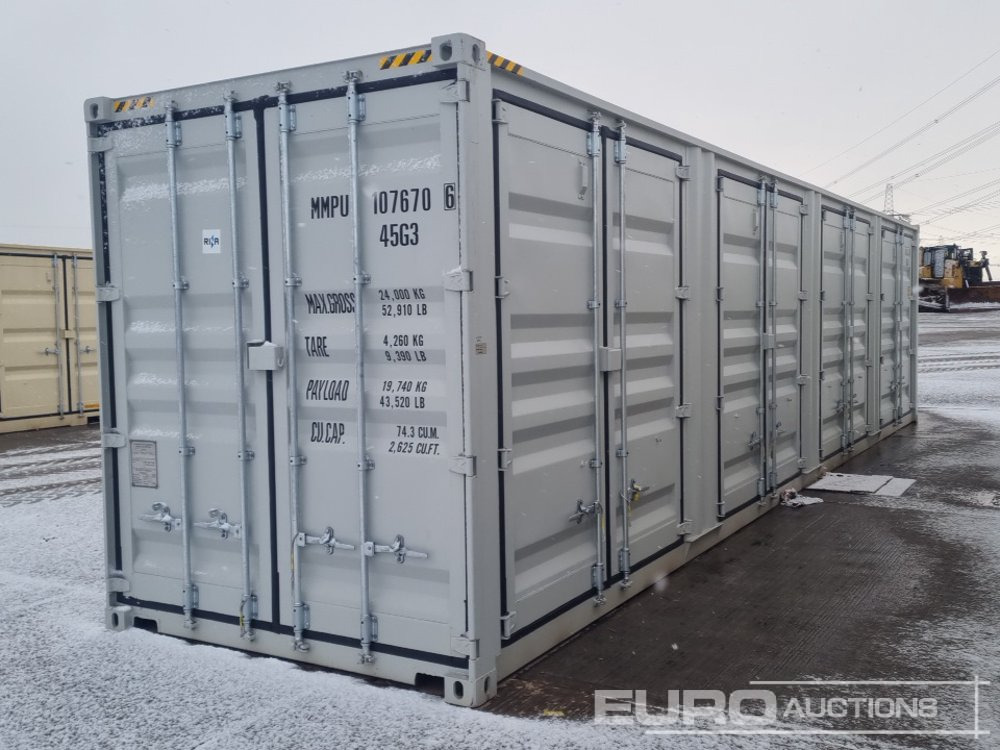 2025 CTN 40' x 8' High Cube Container, 4 Side Doors, 1 End Door (Cannot Be Reconsigned) - Contenedor marítimo: foto 1 2025 CTN 40' x 8' High Cube Container, 4 Side Doors, 1 End Door (Cannot Be Reconsigned) - Contenedor marítimo: foto 1