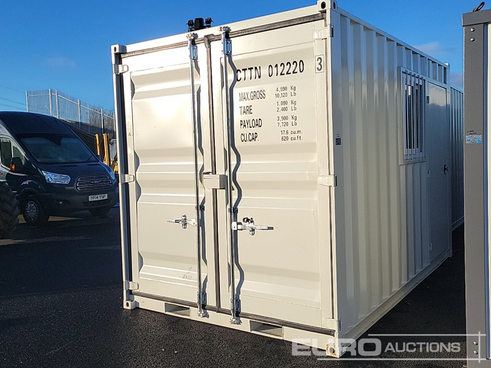 2025 CTTN 12' x 7' Container, 1 Side Door, 1 End Door, Window (Cannot Be Reconsigned) - Contenedor marítimo: foto 1 2025 CTTN 12' x 7' Container, 1 Side Door, 1 End Door, Window (Cannot Be Reconsigned) - Contenedor marítimo: foto 1