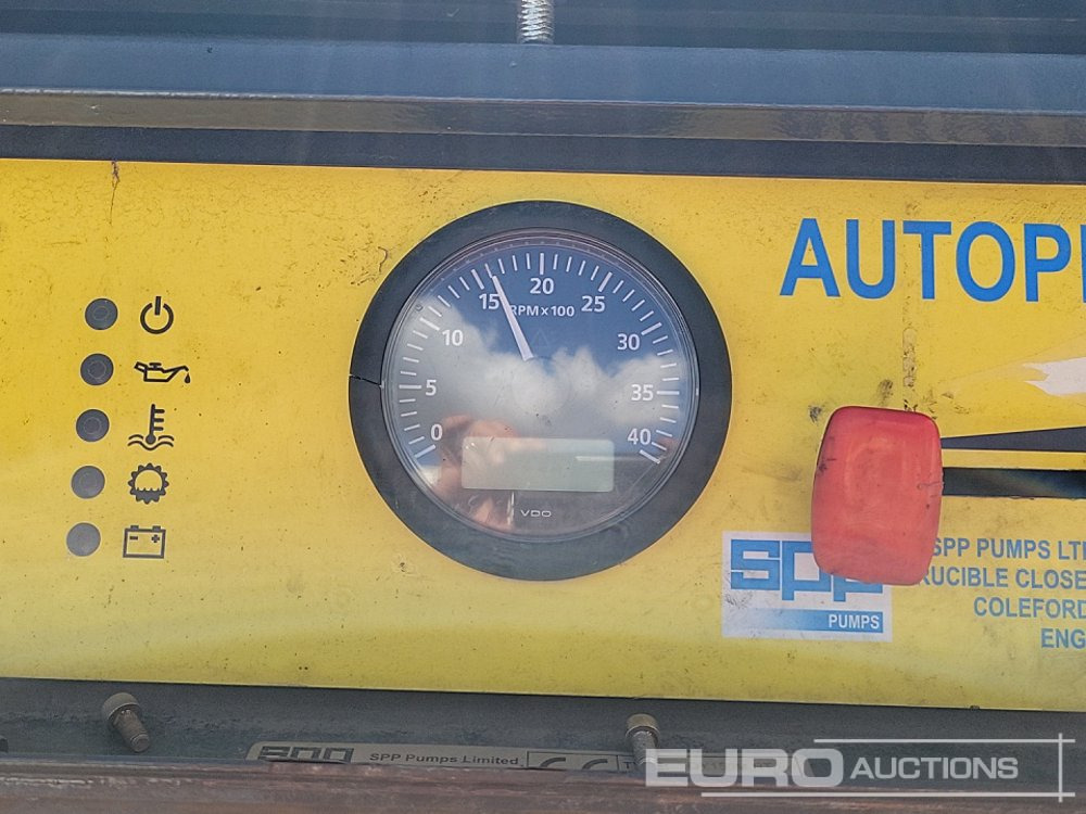 Bomba de agua Autoprime Q-Series Single Axle Water Pump, 4 Cylinder Engine: foto 33