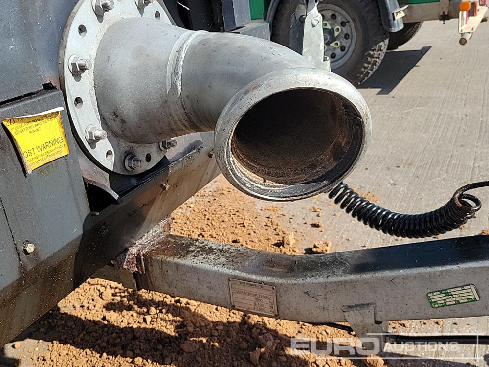 Bomba de agua Autoprime Q-Series Single Axle Water Pump, 4 Cylinder Engine: foto 15
