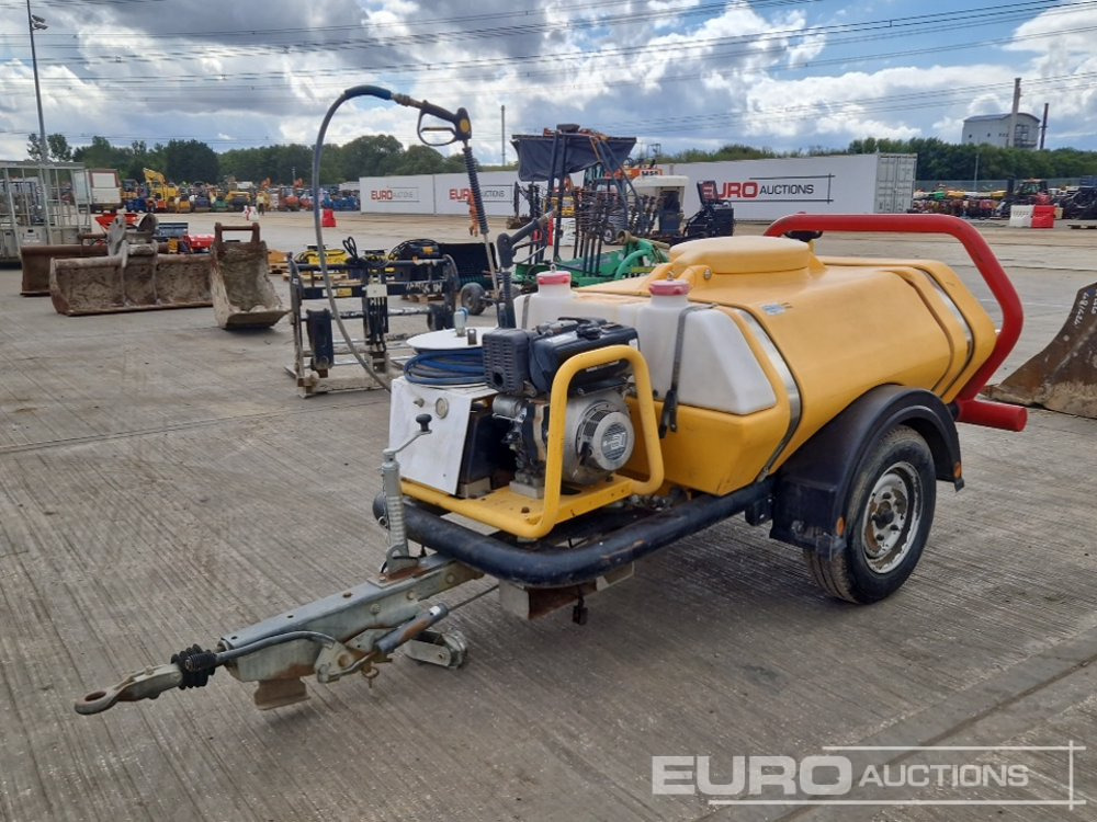 Brendon Bowsers Single Axle Plastic Water Bowser, Honda Pressure Washer - Hidrolimpiadora: foto 1 Brendon Bowsers Single Axle Plastic Water Bowser, Honda Pressure Washer - Hidrolimpiadora: foto 1