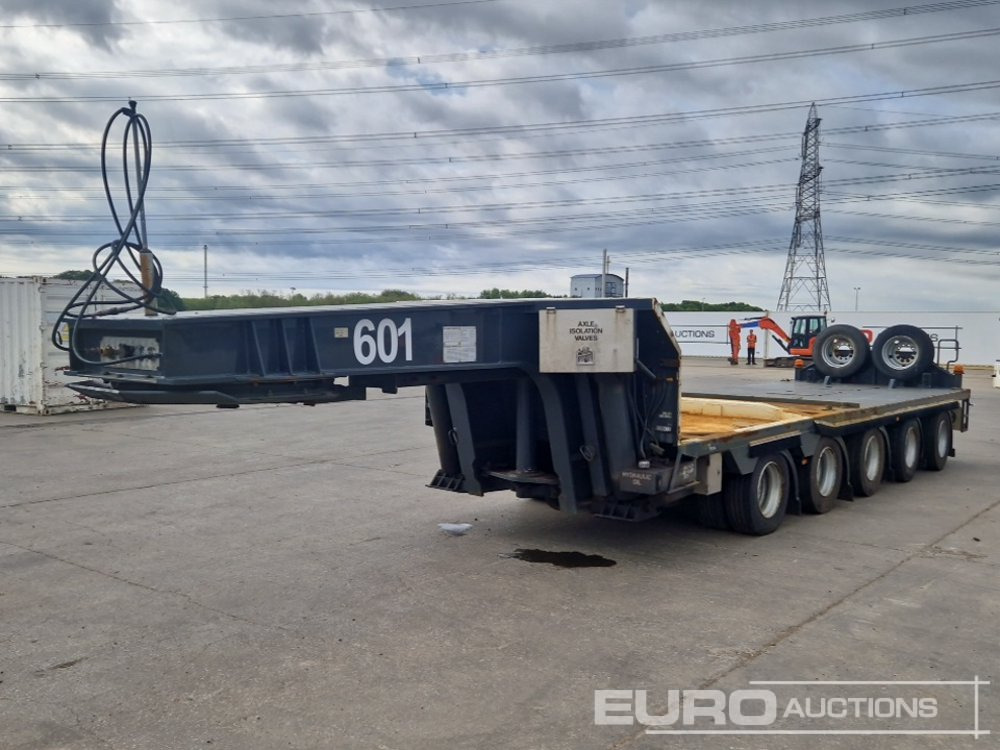Crane Fruehauf 74 Ton 5 Axle Low Loader Trailer, Rear Steer - Semirremolque góndola rebajadas: foto 1 Crane Fruehauf 74 Ton 5 Axle Low Loader Trailer, Rear Steer - Semirremolque góndola rebajadas: foto 1