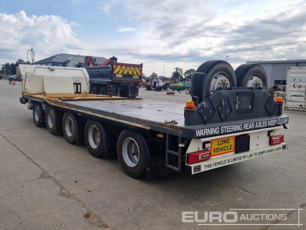 Crane Fruehauf 74 Ton 5 Axle Low Loader Trailer, Rear Steer - Semirremolque góndola rebajadas: foto 3 Crane Fruehauf 74 Ton 5 Axle Low Loader Trailer, Rear Steer - Semirremolque góndola rebajadas: foto 3
