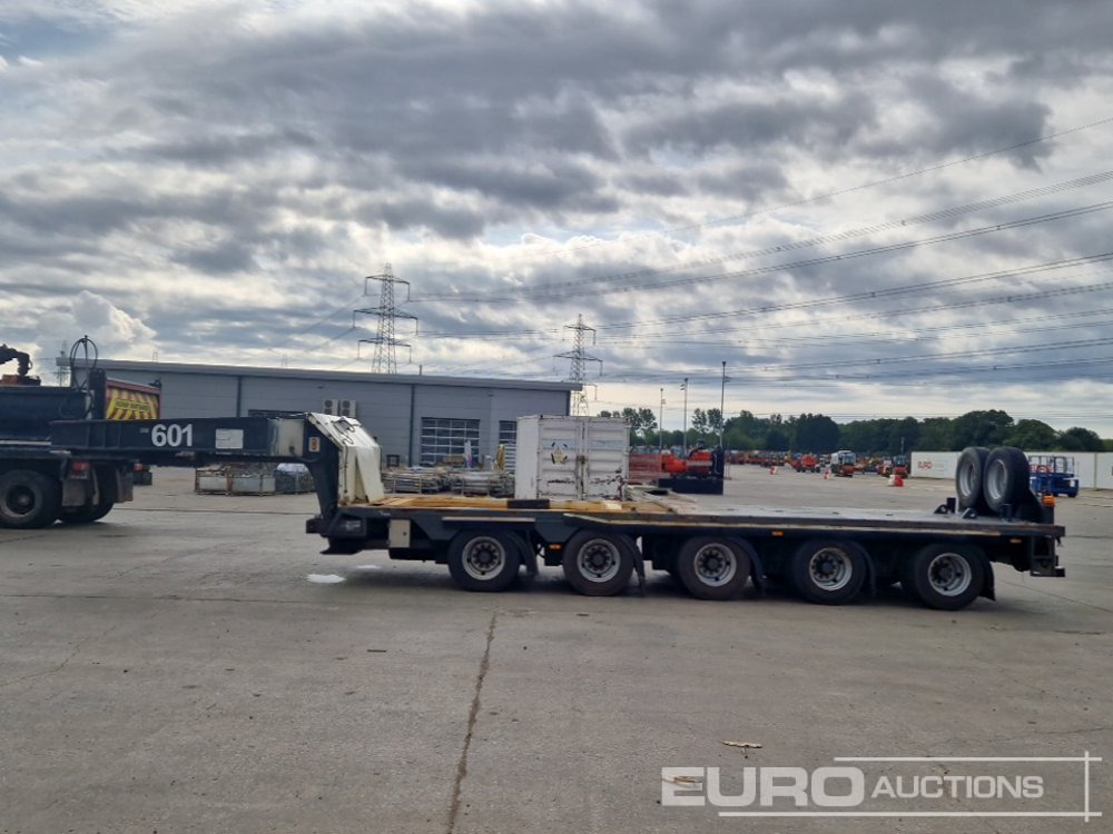 Crane Fruehauf 74 Ton 5 Axle Low Loader Trailer, Rear Steer - Semirremolque góndola rebajadas: foto 2 Crane Fruehauf 74 Ton 5 Axle Low Loader Trailer, Rear Steer - Semirremolque góndola rebajadas: foto 2