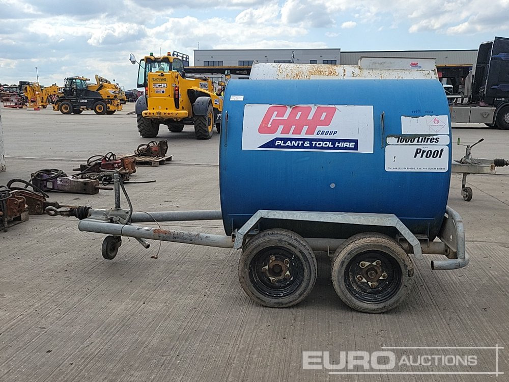Fuel Proof Twin Axle Bunded 1000 Fuel Bowser, Electric Pump - Tanque de almacenamiento: foto 2 Fuel Proof Twin Axle Bunded 1000 Fuel Bowser, Electric Pump - Tanque de almacenamiento: foto 2