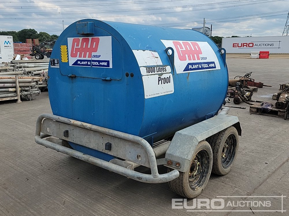 Fuel Proof Twin Axle Bunded 1000 Fuel Bowser, Electric Pump - Tanque de almacenamiento: foto 5 Fuel Proof Twin Axle Bunded 1000 Fuel Bowser, Electric Pump - Tanque de almacenamiento: foto 5