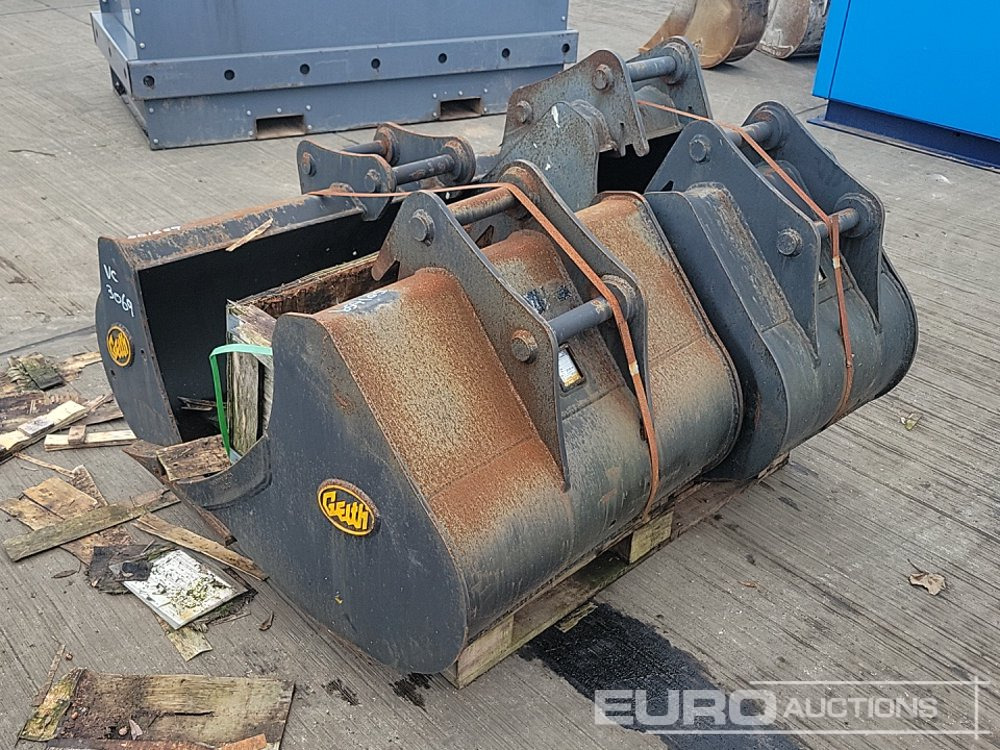 Geith 60" Ditching, 18", 24", 36" Digging Bucket & QH 45mm Pin to suit 4-6 Ton Excavator - Cazo: foto 3 Geith 60" Ditching, 18", 24", 36" Digging Bucket & QH 45mm Pin to suit 4-6 Ton Excavator - Cazo: foto 3