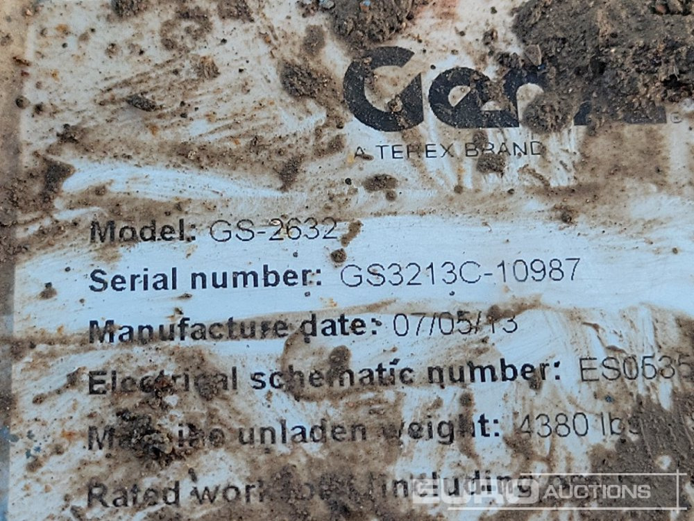 Plataforma de tijeras Genie GS2632: foto 29