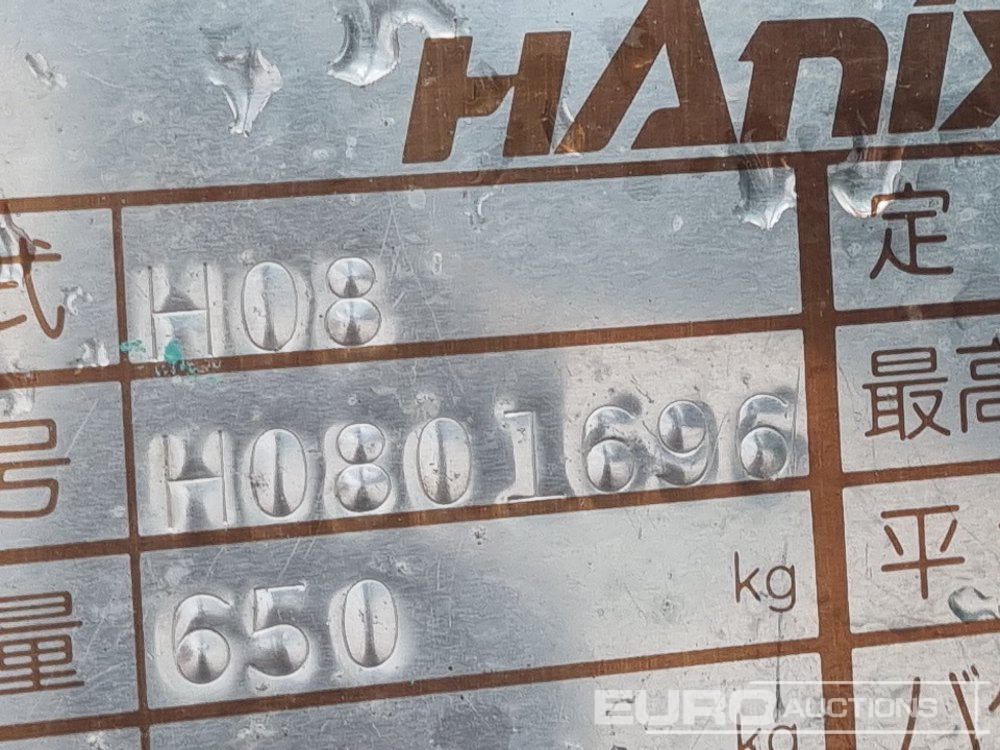 Miniexcavadora Hanix H08: foto 38