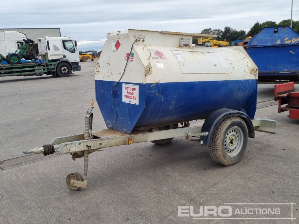 Main 1000 Litre Single Axle Bunded Fuel Bowser, Electric Pump - Tanque de almacenamiento: foto 1 Main 1000 Litre Single Axle Bunded Fuel Bowser, Electric Pump - Tanque de almacenamiento: foto 1