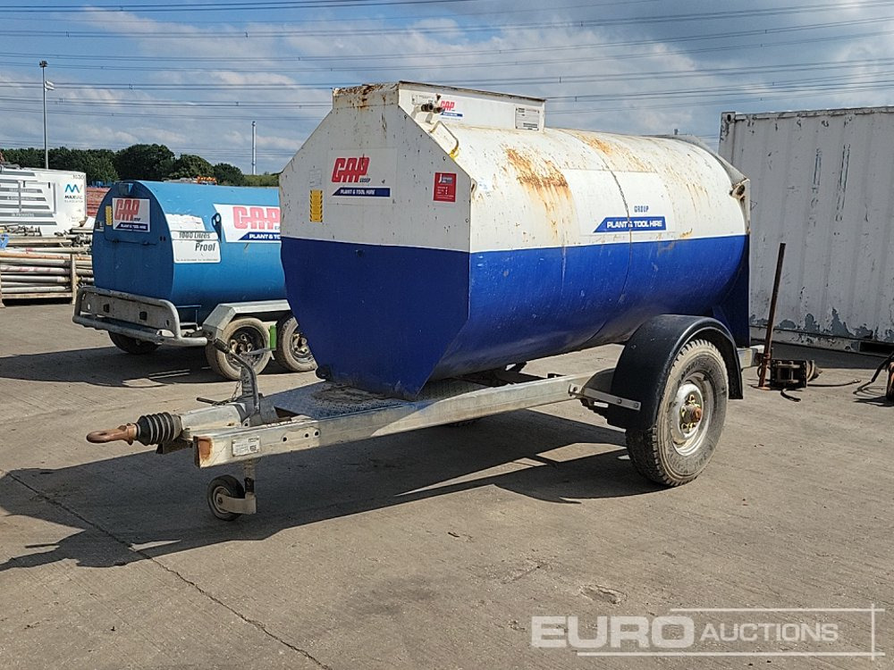 Main Single Axle Bunded 2000 Fuel Bowser, Electric Pump - Tanque de almacenamiento: foto 1 Main Single Axle Bunded 2000 Fuel Bowser, Electric Pump - Tanque de almacenamiento: foto 1