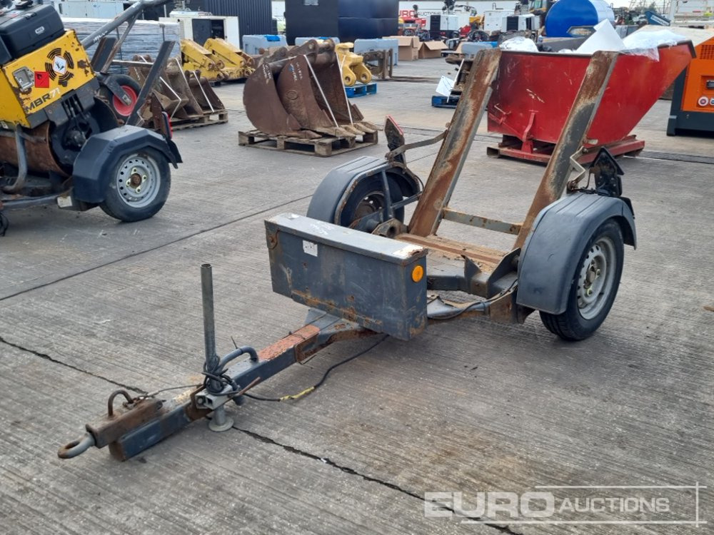 Mecalac Single Axle Trailer to suit Pedestrian Roller - Construcción de carreteras: foto 1 Mecalac Single Axle Trailer to suit Pedestrian Roller - Construcción de carreteras: foto 1