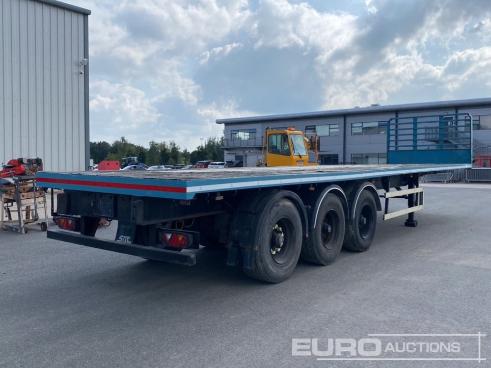 SDC Tri Axle Flat Trailer, BPW Axles - Semirremolque plataforma/ Caja abierta: foto 5 SDC Tri Axle Flat Trailer, BPW Axles - Semirremolque plataforma/ Caja abierta: foto 5