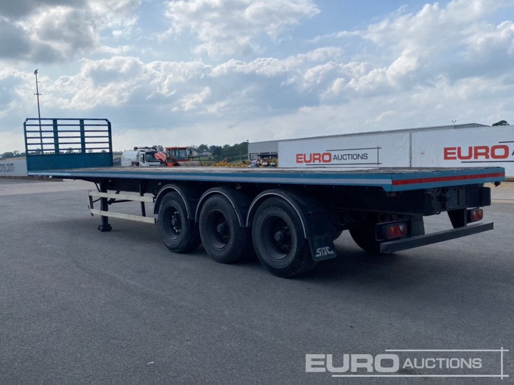 SDC Tri Axle Flat Trailer, BPW Axles - Semirremolque plataforma/ Caja abierta: foto 3 SDC Tri Axle Flat Trailer, BPW Axles - Semirremolque plataforma/ Caja abierta: foto 3