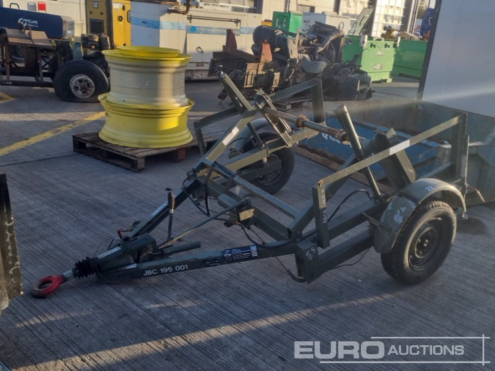 SEB Single Axle Cable Reel Trailer - Remolque porta maquinaria: foto 1 SEB Single Axle Cable Reel Trailer - Remolque porta maquinaria: foto 1