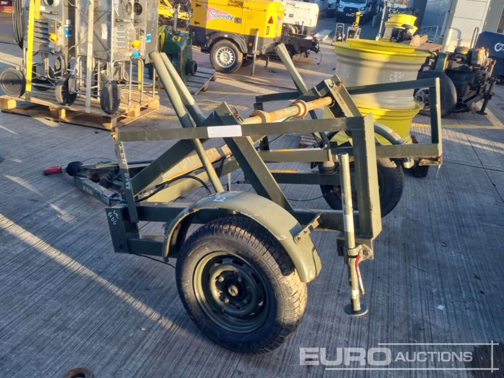 SEB Single Axle Cable Reel Trailer - Remolque porta maquinaria: foto 2 SEB Single Axle Cable Reel Trailer - Remolque porta maquinaria: foto 2