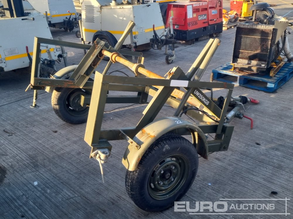 SEB Single Axle Cable Reel Trailer - Remolque porta maquinaria: foto 5 SEB Single Axle Cable Reel Trailer - Remolque porta maquinaria: foto 5