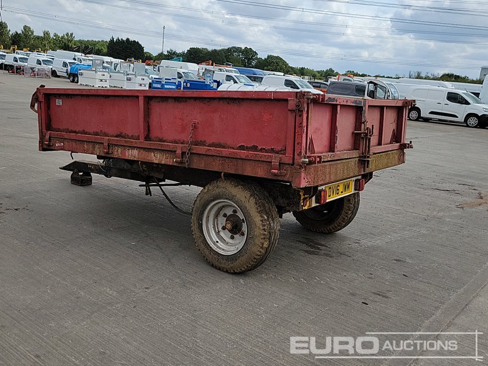 Single Axle Draw Bar Hydrailic Tipping Trailer - Remolque agrícola: foto 3 Single Axle Draw Bar Hydrailic Tipping Trailer - Remolque agrícola: foto 3