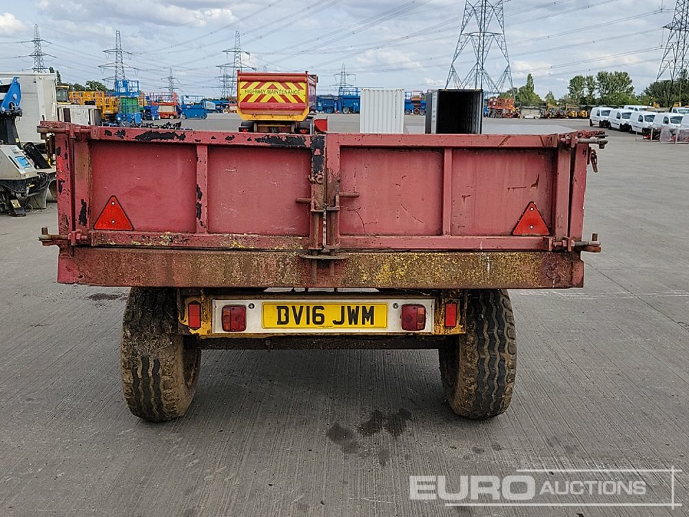 Single Axle Draw Bar Hydrailic Tipping Trailer - Remolque agrícola: foto 4 Single Axle Draw Bar Hydrailic Tipping Trailer - Remolque agrícola: foto 4