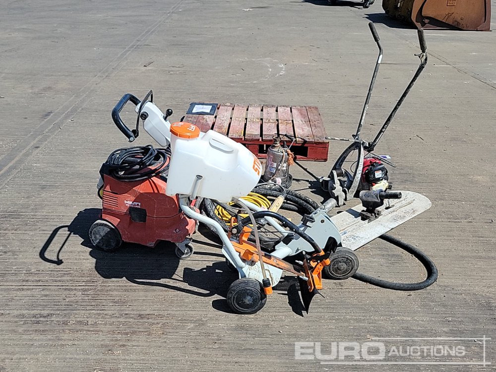 Stihl Quick Cut Saw Trolley, 110Volt Concrete Poker, 110Volt Submersible Water Pump, Pneumatic Scabbler, Concrete Float, Hilti 110Volt Vacuum, Hilti Battery Nail Gun, Petrol Concrete Screed Drive Unit - Equipo de construcción: foto 2 Stihl Quick Cut Saw Trolley, 110Volt Concrete Poker, 110Volt Submersible Water Pump, Pneumatic Scabbler, Concrete Float, Hilti 110Volt Vacuum, Hilti Battery Nail Gun, Petrol Concrete Screed Drive Unit - Equipo de construcción: foto 2