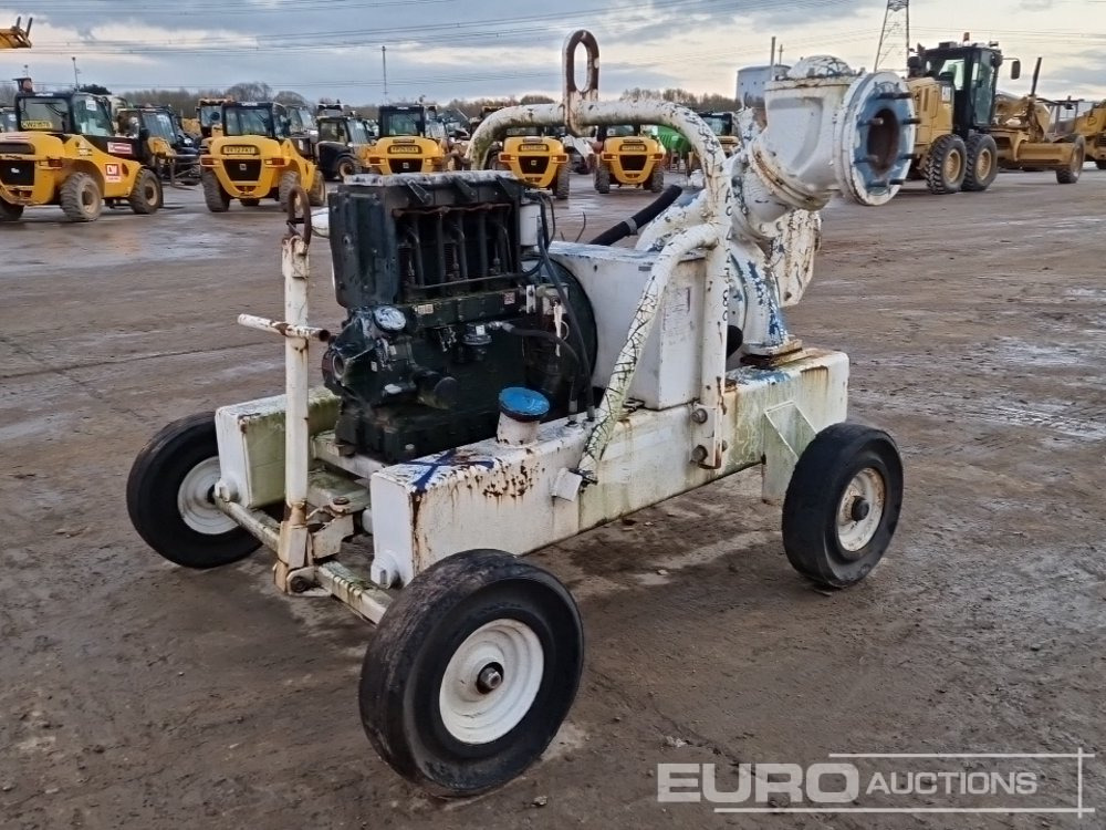 Sykes Twin Axle 6" Waterpump, Lister Petter Engine (Spares) - Bomba de agua: foto 1 Sykes Twin Axle 6" Waterpump, Lister Petter Engine (Spares) - Bomba de agua: foto 1