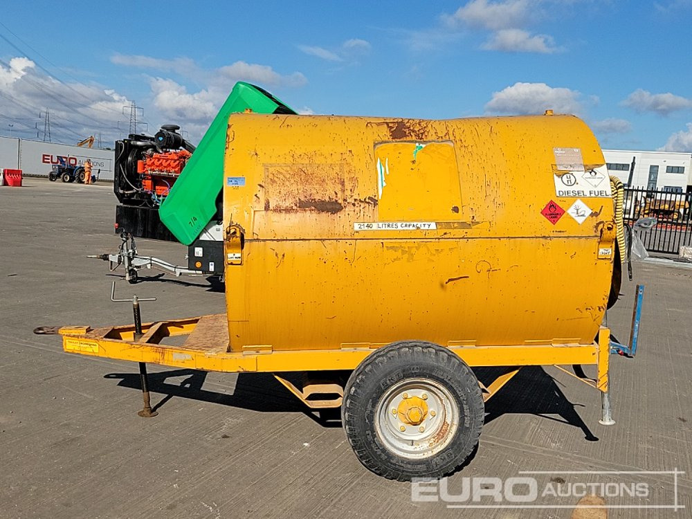 Traier Engineering Single Axle 2183 Litre Bunded Fuel Bowser, Electric Pump - Tanque de almacenamiento: foto 2 Traier Engineering Single Axle 2183 Litre Bunded Fuel Bowser, Electric Pump - Tanque de almacenamiento: foto 2