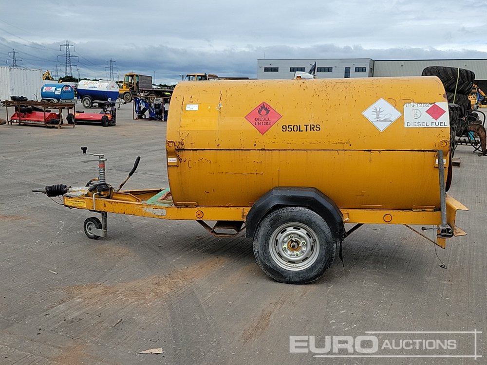 Trailer Engineering 950 Litre Single Axle Bunded Fuel Bowser, Manual pump - Tanque de almacenamiento: foto 2 Trailer Engineering 950 Litre Single Axle Bunded Fuel Bowser, Manual pump - Tanque de almacenamiento: foto 2