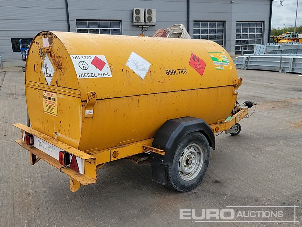 Trailer Engineering 950 Litre Single Axle Bunded Fuel Bowser, Manual pump - Tanque de almacenamiento: foto 5 Trailer Engineering 950 Litre Single Axle Bunded Fuel Bowser, Manual pump - Tanque de almacenamiento: foto 5