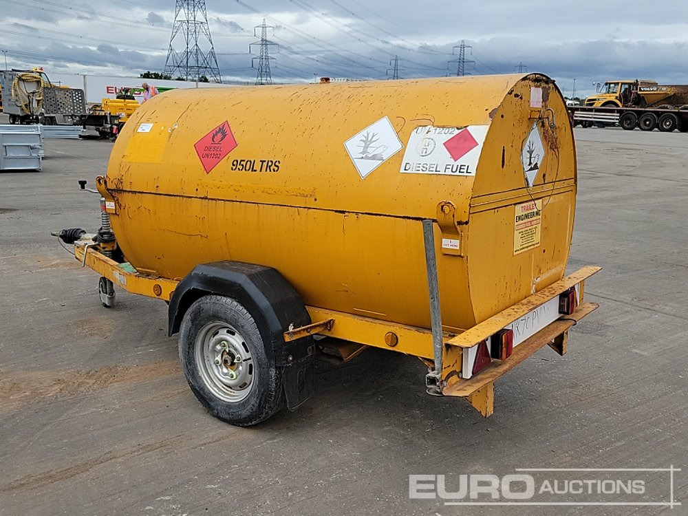 Trailer Engineering 950 Litre Single Axle Bunded Fuel Bowser, Manual pump - Tanque de almacenamiento: foto 3 Trailer Engineering 950 Litre Single Axle Bunded Fuel Bowser, Manual pump - Tanque de almacenamiento: foto 3