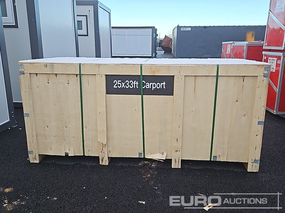 Unused 2025 25' x 33' Double Garage Metal Shed (Cannot Be Reconsigned) - Contenedor marítimo: foto 5 Unused 2025 25' x 33' Double Garage Metal Shed (Cannot Be Reconsigned) - Contenedor marítimo: foto 5