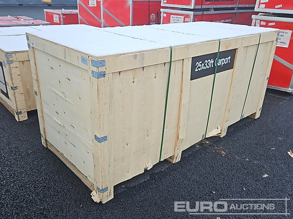 Unused 2025 25' x 33' Double Garage Metal Shed (Cannot Be Reconsigned) - Contenedor marítimo: foto 4 Unused 2025 25' x 33' Double Garage Metal Shed (Cannot Be Reconsigned) - Contenedor marítimo: foto 4