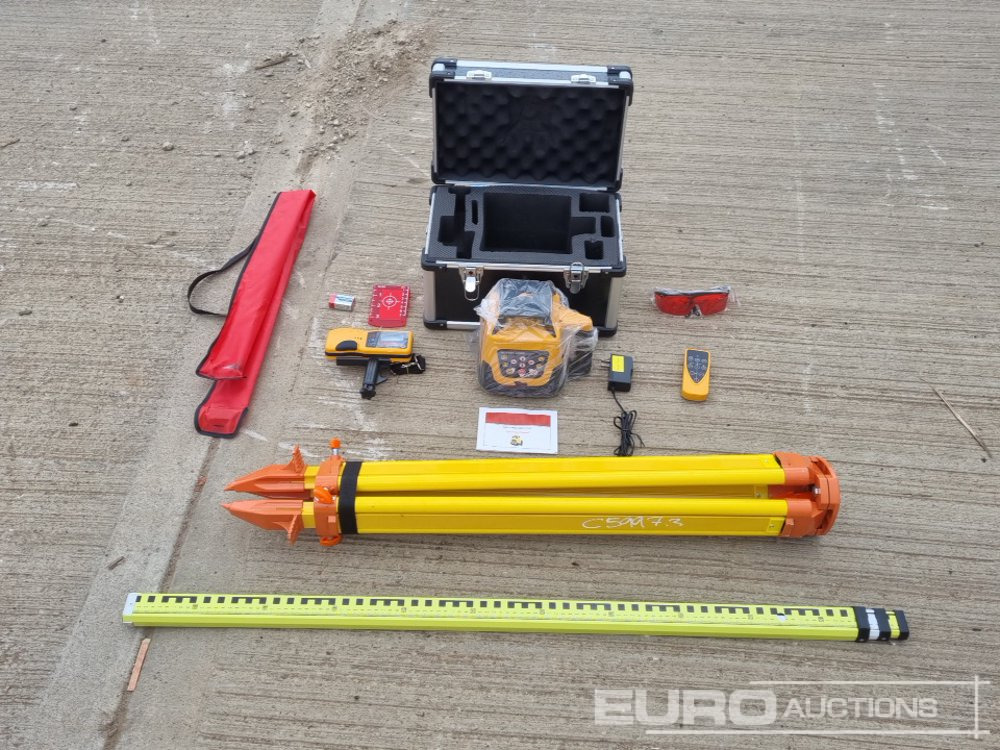 Unused 2025 Captok Laser Level, Self-Leveling Rotary Laser Level, Receiver, Tripod, Grade Rod - Equipo de construcción: foto 2 Unused 2025 Captok Laser Level, Self-Leveling Rotary Laser Level, Receiver, Tripod, Grade Rod - Equipo de construcción: foto 2