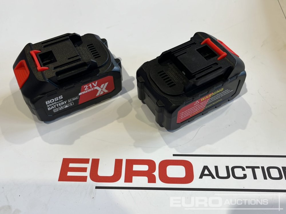 Equipo de construcción Unused Boss 21 Volt Lithium Battery Cordless Grease Gun, 2 Batteries, Charger, Case, Shoulder Strap, Extension Pieces and Fittings: foto 9 Equipo de construcción Unused Boss 21 Volt Lithium Battery Cordless Grease Gun, 2 Batteries, Charger, Case, Shoulder Strap, Extension Pieces and Fittings: foto 9