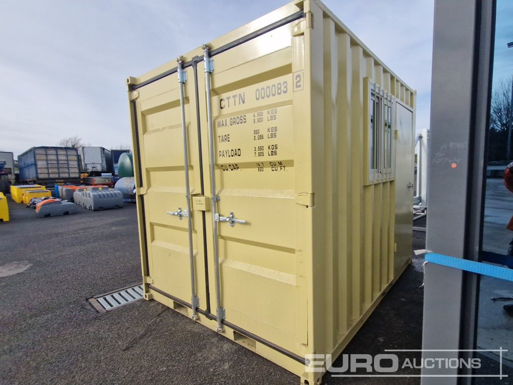 Unused CTTN 10' Container, Side Door & Window (Cannot Be Reconsigned) - Contenedor marítimo: foto 1 Unused CTTN 10' Container, Side Door & Window (Cannot Be Reconsigned) - Contenedor marítimo: foto 1