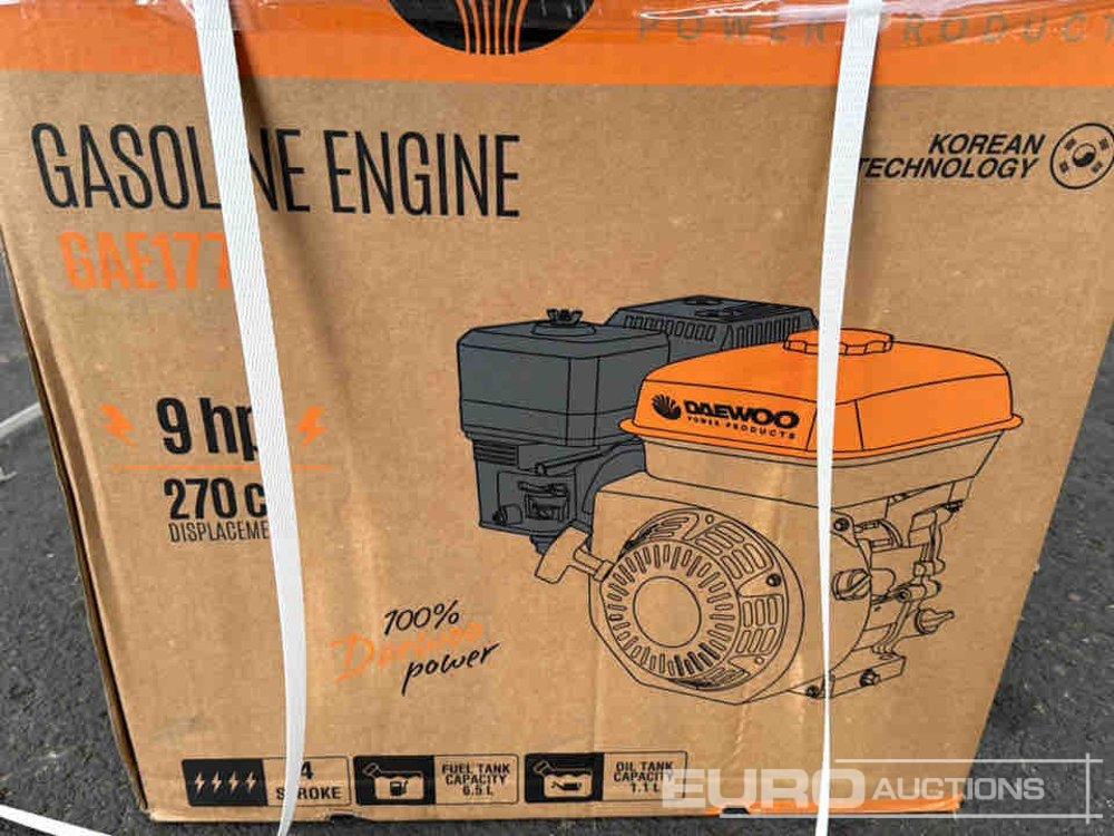 Motor Unused Daewoo GAE177F 9Hp 270cc Petrol Engine: foto 8