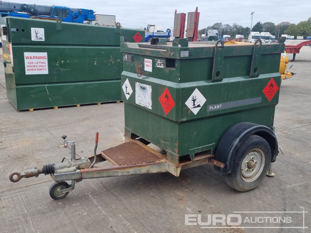 Western Single Axle 959 Litre Bunded Fuel Bowser, Manual Pump - Tanque de almacenamiento: foto 1 Western Single Axle 959 Litre Bunded Fuel Bowser, Manual Pump - Tanque de almacenamiento: foto 1