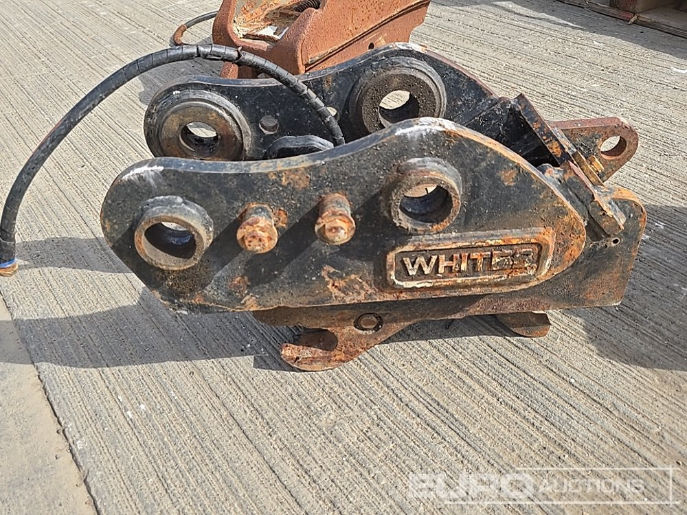 White Hydraulic Single Lock QH 45mm Pin to suit 4-6 Ton Excavator - Acoplamiento rápido: foto 2 White Hydraulic Single Lock QH 45mm Pin to suit 4-6 Ton Excavator - Acoplamiento rápido: foto 2