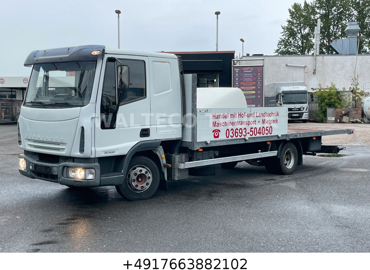 Iveco 80E21/Pritsche 6.10m/Schlafkabine/AHK - Caja abierta furgoneta: foto 1 Iveco 80E21/Pritsche 6.10m/Schlafkabine/AHK - Caja abierta furgoneta: foto 1